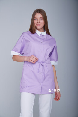 Women's medical blouse "Daria" lilac (3399105) Women's medical blouse "Daria" lilac (3399105) фото 13