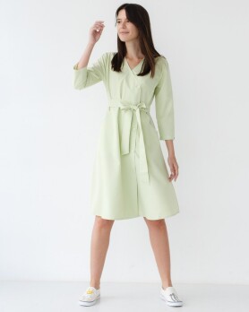 Medical gown for women Provence pistachio 178-396-677 (6613956) Medical gown for women Provence pistachio 178-396-677 (6613956) фото 1