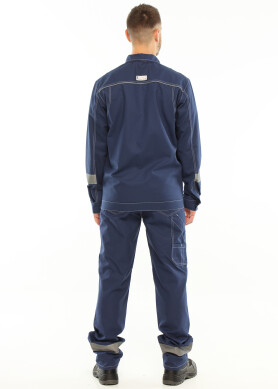 Working suit ‘VECTOR’ (dungaree and jacket) blue (16071107) Working suit ‘VECTOR’ (dungaree and jacket) blue (16071107) фото 4