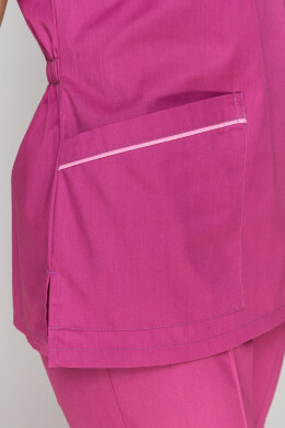 Monique+ Br. skinny suit. COTTON. Fuchsia + pink (piping) (5410161) Monique+ Br. skinny suit. COTTON. Fuchsia + pink (piping) (5410161) фото 13