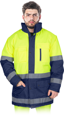 Куртка сигнальная утепленная BLUE-YELLOW-J YG (222112) Куртка сигнальная утепленная BLUE-YELLOW-J YG (222112) фото 1