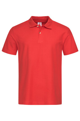 Men's polo shirt with short sleeves "STEDMAN" ST3000 SRE red (511372) Men's polo shirt with short sleeves "STEDMAN" ST3000 SRE red (511372) фото 1