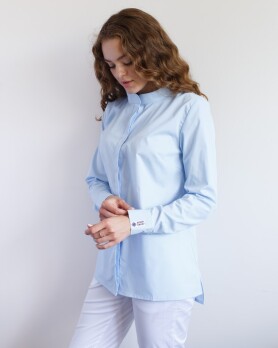 Medical shirt women's Stephanie blue 402-333-821 (6613521) Medical shirt women's Stephanie blue 402-333-821 (6613521) фото 3