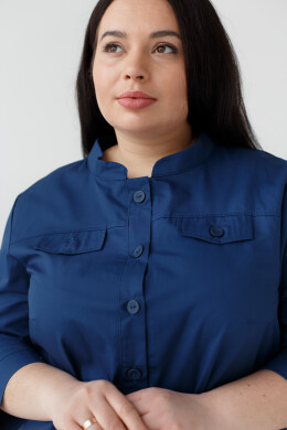 Women's medical gown Valerie blue +SIZE 156-322-677 (6625328) Women's medical gown Valerie blue +SIZE 156-322-677 (6625328) фото 7