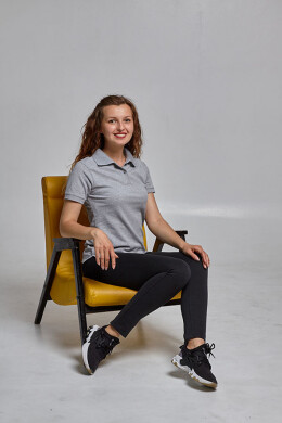 T-shirt POLO W. Light grey (544590) T-shirt POLO W. Light grey (544590) фото 3