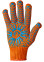 Construction gloves with PVC point on both sides (980) Construction gloves with PVC point on both sides (980) фото 1