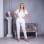 Medical trousers for women "Avicenna" white (534268) Medical trousers for women "Avicenna" white (534268) фото 3