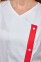 Cleopatra dressing gown. COTTON. White + red (trim) (544814) Cleopatra dressing gown. COTTON. White + red (trim) (544814) фото 8