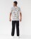 Медичний костюм із принтом чоловічий Граніт Літній вайб чорний/білий 131-321-813 (6613728) Медичний костюм із принтом чоловічий Граніт Літній вайб чорний/білий 131-321-813 (6613728) фото 3
