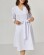Medical gown for women Provence white 178-324-677 (6613945) Medical gown for women Provence white 178-324-677 (6613945) фото 3