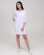 Medical gown women's Manhattan white-blue 157-372-679 (6613596) Medical gown women's Manhattan white-blue 157-372-679 (6613596) фото 1