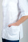 Bravery men's medical jacket. White with dark blue (545030) Bravery men's medical jacket. White with dark blue (545030) фото 3