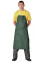 The apron rubberized green with a bib (221152) The apron rubberized green with a bib (221152) фото 1