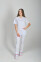Костюм медицинский Саманта+Бр. прямые. COTTON. Белый (544646) Костюм медицинский Саманта+Бр. прямые. COTTON. Белый (544646) фото 2