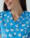 Medical shirt women's Topaz print Dentist blue 126-376-776 (6613541) Medical shirt women's Topaz print Dentist blue 126-376-776 (6613541) фото 3