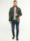 Demi-season jacket - green with orange (180027) Demi-season jacket - green with orange (180027) фото 4