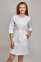 Asia dressing gown. COTTON. White (544812) Asia dressing gown. COTTON. White (544812) фото 3