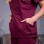 Women's medical blouse "Avicenna" burgundy (534263) Women's medical blouse "Avicenna" burgundy (534263) фото 5