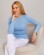 Medical welt longsleeve women's blue 392-333-716 (6613455) Medical welt longsleeve women's blue 392-333-716 (6613455) фото 4
