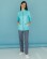 Medical suit women's Sakura mint-gray 124-356-678 (6613226) Medical suit women's Sakura mint-gray 124-356-678 (6613226) фото 1