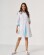 Medical gown women's Olivia buttoned white-menthol 159-464-677 (6613593) Medical gown women's Olivia buttoned white-menthol 159-464-677 (6613593) фото 4