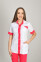Costume Olga + Br. skinny. COTTON. White / coral (544667)(544667) Costume Olga + Br. skinny. COTTON. White / coral (544667)(544667) фото 3