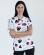 Medical shirt women's Topaz print mickey black 26-324-773 (6613484) Medical shirt women's Topaz print mickey black 26-324-773 (6613484) фото 1