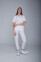 Women's medical blouse "MARIA" white (3399154) Women's medical blouse "MARIA" white (3399154) фото 9