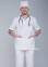 Surgical shirt for men "Yuri" white (3399136) Surgical shirt for men "Yuri" white (3399136) фото 3