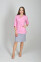 Женский медицинский костюм Изабелла с юбкой COTTON. Розовый / дым (544670) Женский медицинский костюм Изабелла с юбкой COTTON. Розовый / дым (544670) фото 1