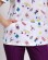 Medical shirt women's Topaz print MediKids 126-324-774 (6613486) Medical shirt women's Topaz print MediKids 126-324-774 (6613486) фото 5