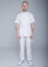 Medical trousers for men "Ivan" white (3399120) Medical trousers for men "Ivan" white (3399120) фото 3
