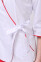 Venice+ Br. skinny suit. COTTON. White / red (544626) Venice+ Br. skinny suit. COTTON. White / red (544626) фото 6