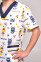 Martin men's versatile jacket, print. Robots yellow (545023) Martin men's versatile jacket, print. Robots yellow (545023) фото 2