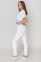 Костюм медицинский Моник+ Бр. зауженные. COTTON. Белый + дым (кант) (5410146) Костюм медицинский Моник+ Бр. зауженные. COTTON. Белый + дым (кант) (5410146) фото 6