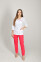 Flamingo+ Br. skinny suit. COTTON. White / coral (544647) Flamingo+ Br. skinny suit. COTTON. White / coral (544647) фото 1