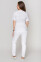 Костюм медицинский Моник+ Бр. зауженные. COTTON. Белый + дым (кант) (5410146) Костюм медицинский Моник+ Бр. зауженные. COTTON. Белый + дым (кант) (5410146) фото 5