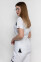 Medical stretch jacket Emelie-stretch. White (5437004) Medical stretch jacket Emelie-stretch. White (5437004) фото 4