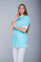 Women's medical blouse "Daria" cornflower-blue (3399130) Women's medical blouse "Daria" cornflower-blue (3399130) фото 8