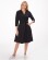 Medical gown for women Provence black 178-321-677 (6613944) Medical gown for women Provence black 178-321-677 (6613944) фото 6