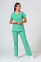 Women's straight medical trousers "Sofia" light green (7700702) Women's straight medical trousers "Sofia" light green (7700702) фото 3