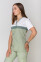 Костюм медицинский Лидия +Бр. Вирджиния. COTTON. Белый / фисташка (5410113) Костюм медицинский Лидия +Бр. Вирджиния. COTTON. Белый / фисташка (5410113) фото 6