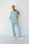 Women's medical suit Topaz azure Elite Stretch 488-333-708 / 492-333-705 (6624456) Women's medical suit Topaz azure Elite Stretch 488-333-708 / 492-333-705 (6624456) фото 1