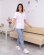 Medical suit for women "Elsa" blue-gray (538375) - blouse (538373) and trousers (538374) Medical suit for women "Elsa" blue-gray (538375) - blouse (538373) and trousers (538374) фото 1
