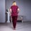 Women's medical blouse "Avicenna" burgundy (534263) Women's medical blouse "Avicenna" burgundy (534263) фото 4