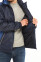 Demi-season jacket - blue and electric blue (180028) Demi-season jacket - blue and electric blue (180028) фото 6