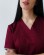 Medical shirt women's Topaz marsala 164-326-705 (6613501) Medical shirt women's Topaz marsala 164-326-705 (6613501) фото 3