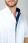 Bravery men's medical jacket. White with dark blue (545030) Bravery men's medical jacket. White with dark blue (545030) фото 2