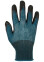 Stretch gloves with incomplete latex coating, blue (301021) Stretch gloves with incomplete latex coating, blue (301021) фото 2