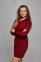 POLO classic dress, long sleeve. Marsala (Lacoste) (544604) POLO classic dress, long sleeve. Marsala (Lacoste) (544604) фото 3